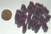 20 4x16mm Two Hole Spacer - Transparent Amethyst